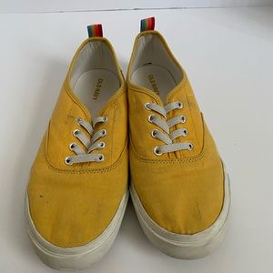 Old navy yellow low top shoes